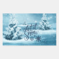 Christmas Rectangular Sticker | Zazzle