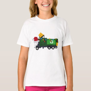 Christmas Recycling Garbage Truck T-Shirt