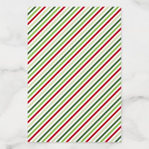 Christmas Red and Green Envelope Liner
