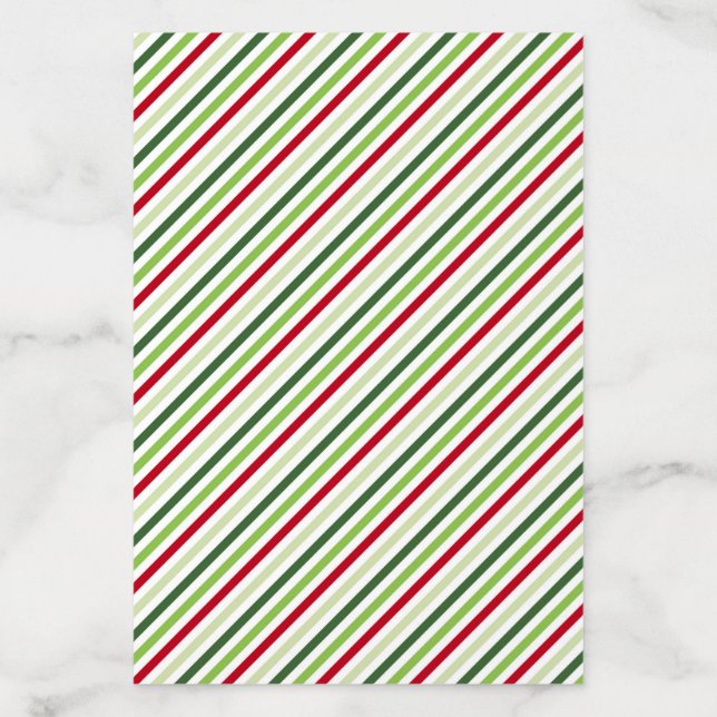 Christmas Red and Green Envelope Liner (Design)