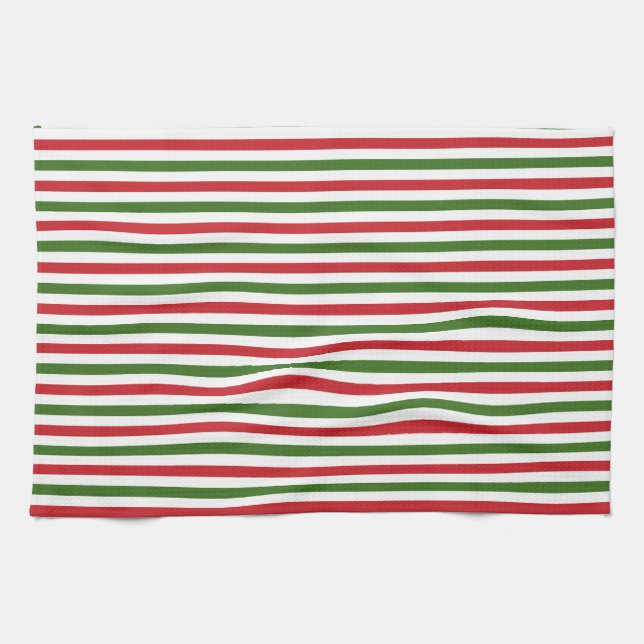 Christmas Red and Green Towels (Horizontal)