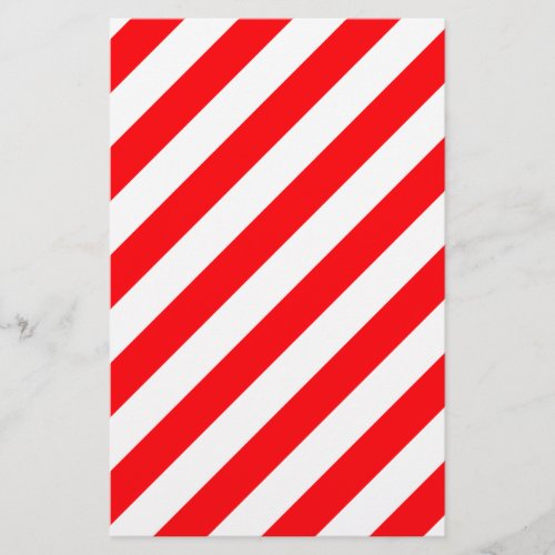 Christmas Red and White Candy Cane Stripes Flyer