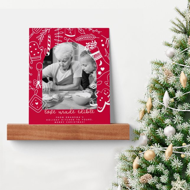 Christmas Red Baking Spirits Bright Holiday Picture Ledge (Creator Uploaded)