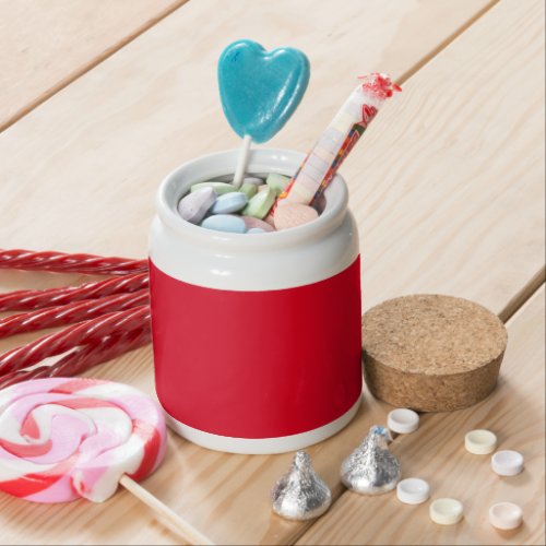 Christmas Red Candy Jar