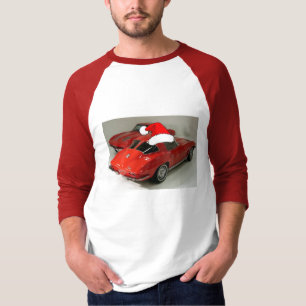 Christmas Red Classic Corvettes T-Shirt
