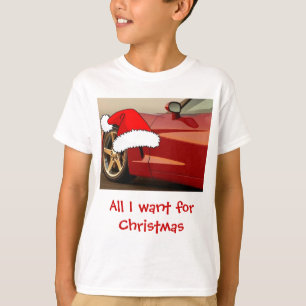 Christmas Red Corvette T-Shirt
