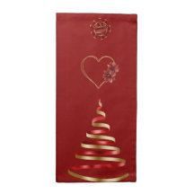 Christmas Red & Gold Modern Trees 12x12