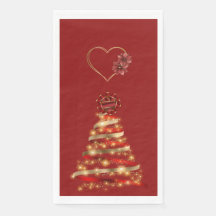 Christmas Red & Gold Modern Trees