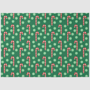 Christmas Red Green Candy Cane Tissue Paper
