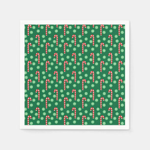 Christmas Red Green Candy Canes  Napkins