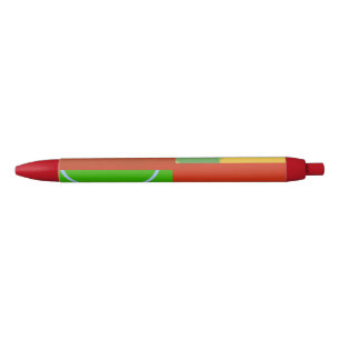 Christmas Red Green Geometric Pen