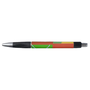 Christmas Red Green Geometric Pen