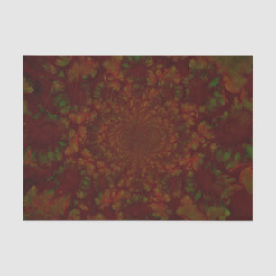 Christmas Red Green Holiday Floral Elegant Tissue Paper