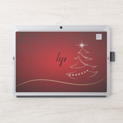 Christmas Red HP Elite x2 1013 G3 HP Laptop Skin