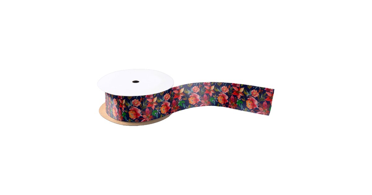 Mahogany Red Deluxe Satin Ribbon 1.5 Inch x 50 Yards - JAM Paper