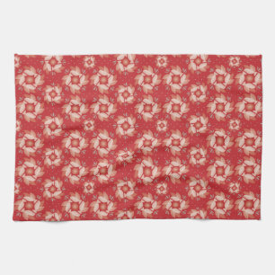 Christmas Red Peace Dove Kitchen Towel