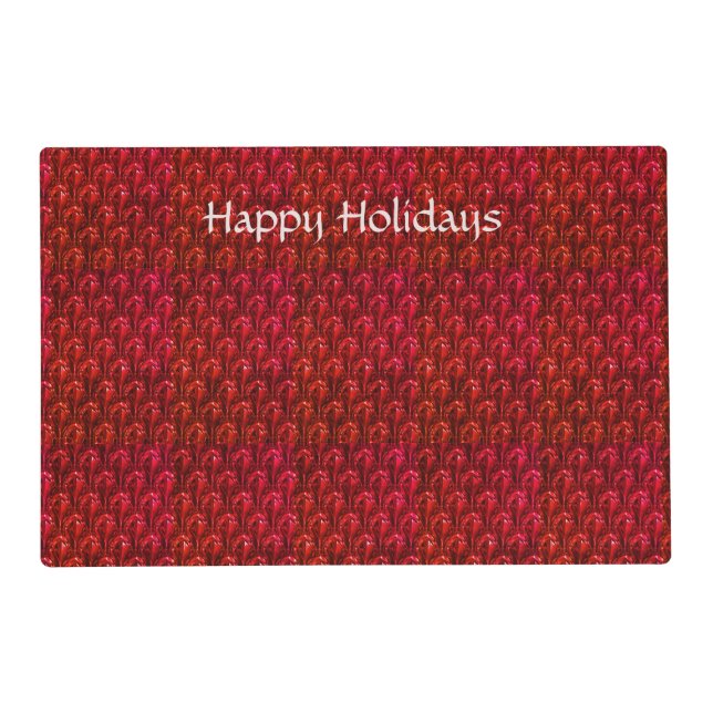 Christmas Red Placemat (Front)