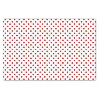 Christmas Red And Green Polka Dots Tissue Paper
