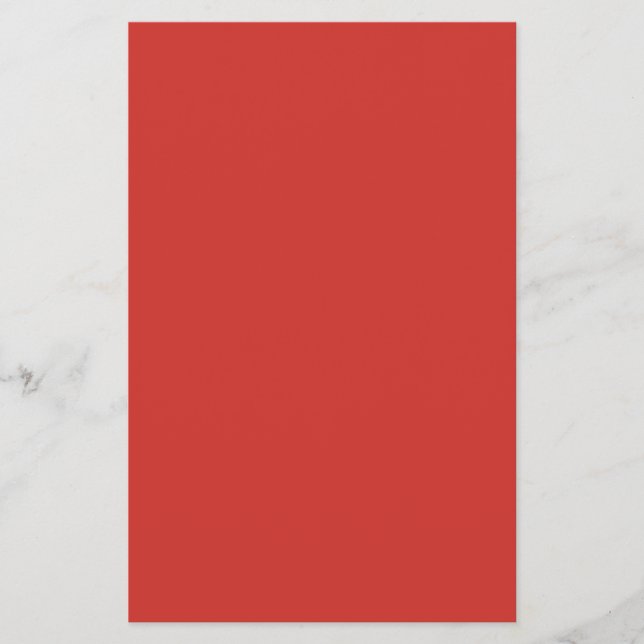 Christmas Red Solid Color Flyer (Front)