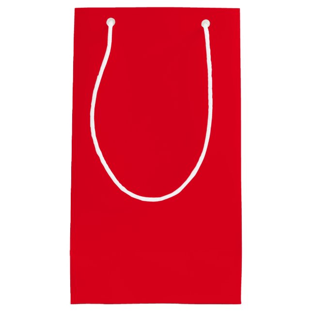 Christmas Red solid color Small Gift Bag (Front)