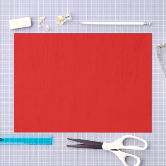 Christmas Red Solid Color Tissue Paper (Craft)