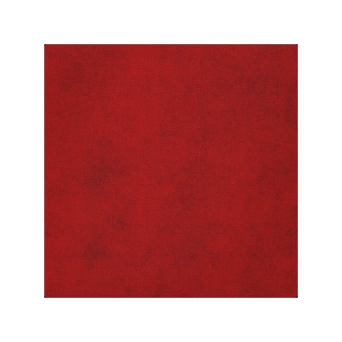 Christmas Red Solid Holiday Color Background Trend Canvas Print Zazzle Com