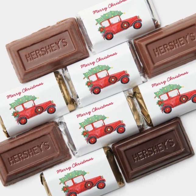 Christmas Red Truck Holiday Party   Hershey's Miniatures (Assorted)
