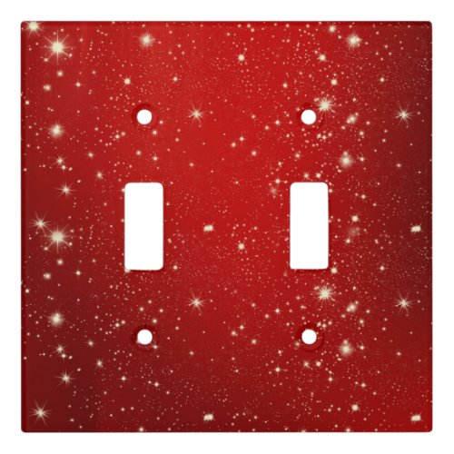 Christmas Red Twinkle Light Switch Cover