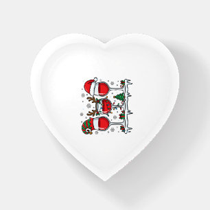 Christmas Red Wine Glasses Holiday Vector Paperweight