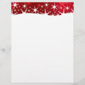 Christmas Red Winter Snowflakes (Front)