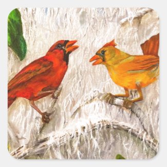 Christmas redbirds Cardinals