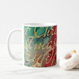Christmas Reds Greens Golds 11 oz. Coffee Mug