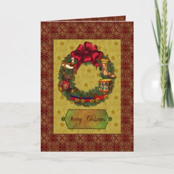 Christmas Reef And Toys Holiday Card by RainbowCards at Zazzle