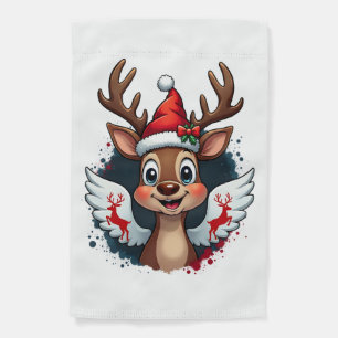 christmas Reindeer (1) Garden Flag