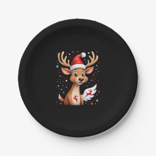 christmas Reindeer (1) Paper Plates