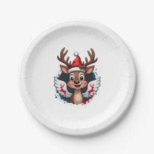 christmas Reindeer (1) Paper Plates