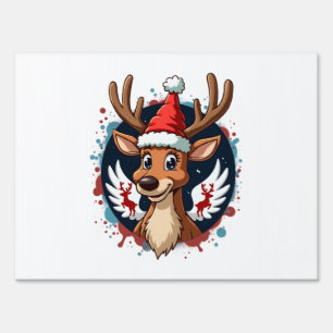 christmas Reindeer (2) Sign