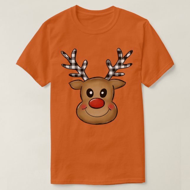 christmas reindeer 6 T-Shirt (Design Front)