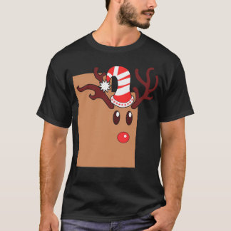 Christmas Reindeer Antlers Utah Reindeer Head Antl T-Shirt
