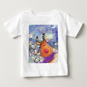 Christmas Reindeer Baby T-Shirt