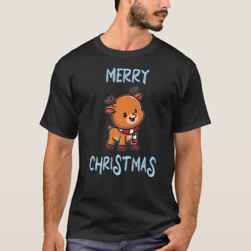 Christmas Reindeer Baby   T_Shirt