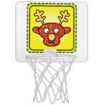 Christmas Reindeer Basketball Board