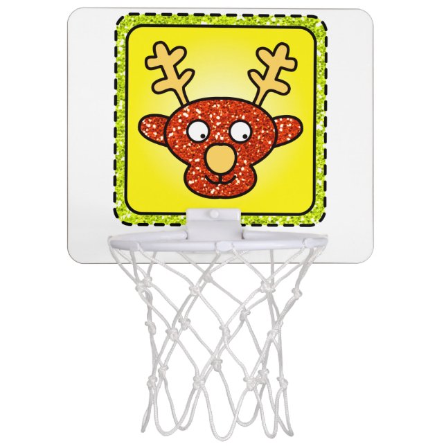Christmas Reindeer Basketball Board (Front)