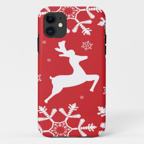 Christmas Reindeer iPhone 11 Case