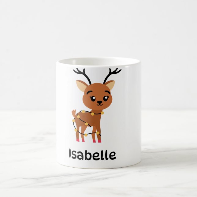 Christmas Reindeer  Coffee Mug (Center)