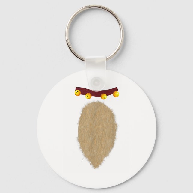 Christmas Reindeer Costume  Keychain (Front)