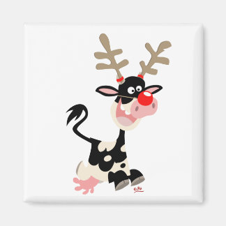 Christmas Reindeer counterfeit magnet