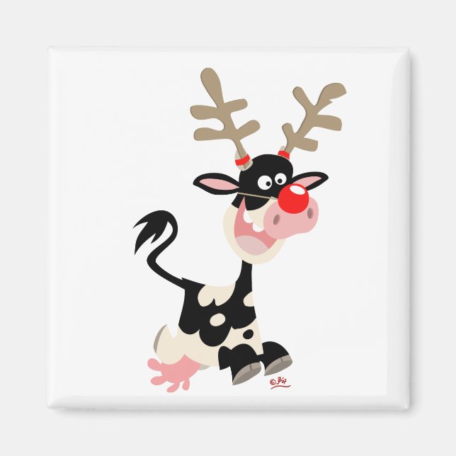 Christmas Reindeer counterfeit magnet (Front)