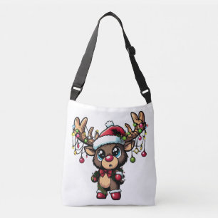 Christmas Reindeer Crossbody Bag