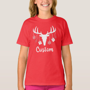 Christmas Reindeer Custom T-Shirt